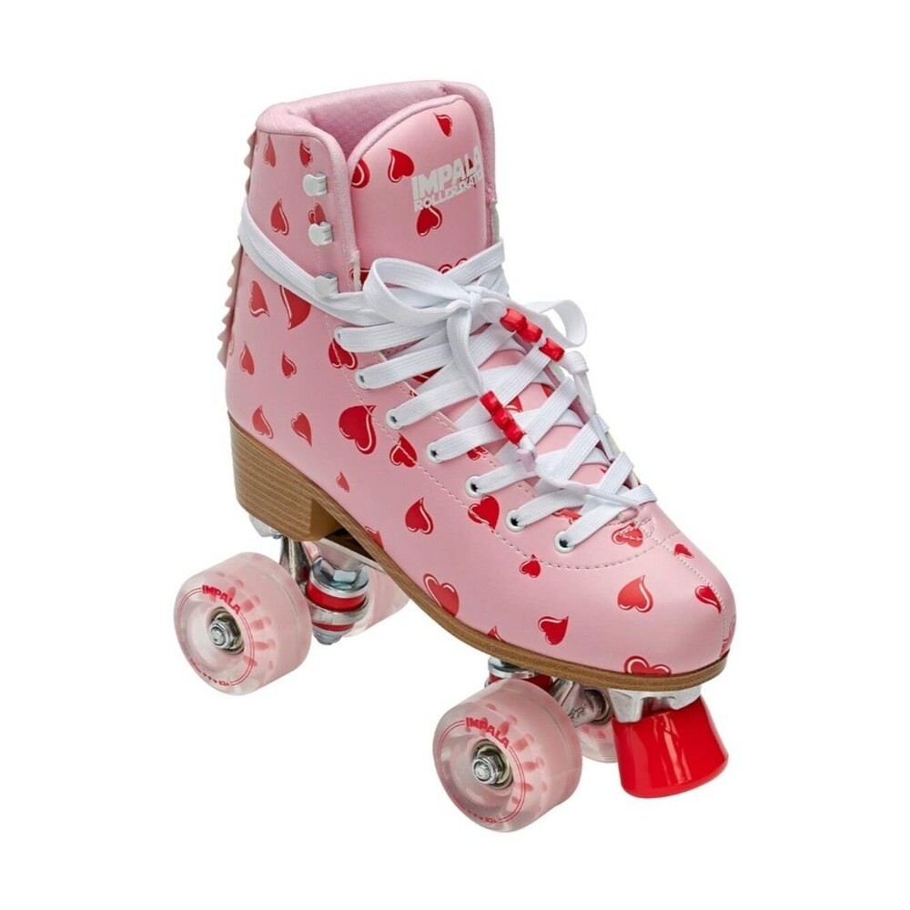 Impala Quad Skate Rollerskates / Falling Hearts US Women's 9 NEW